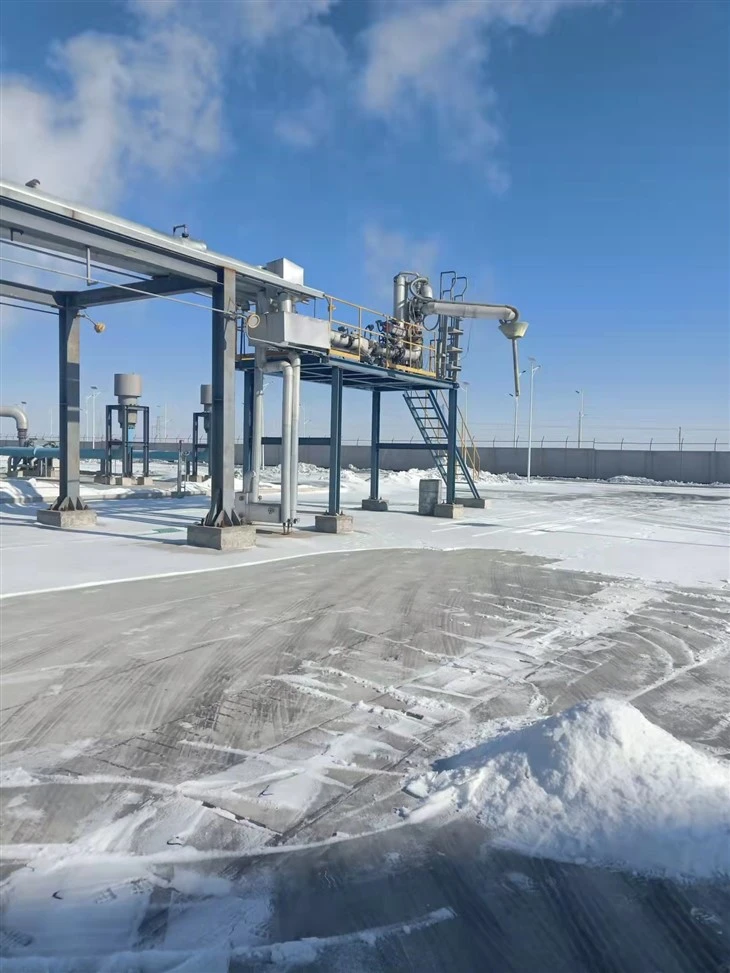 Single Side Top Loading Metering Skid